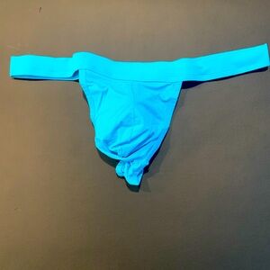 Blue Mesh Men’s Thong XL